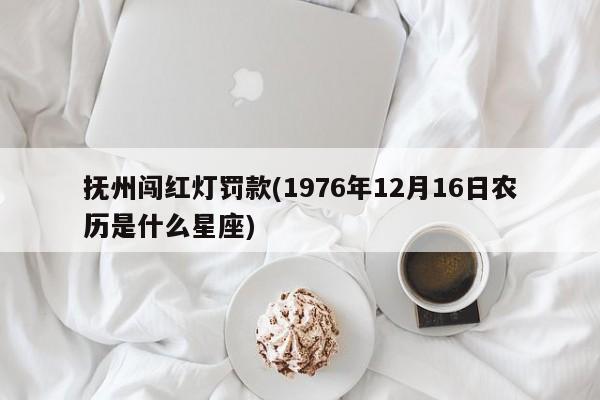 抚州闯红灯罚款(1976年12月16日农历是什么星座)